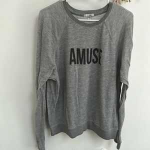 Amuse Society Women’s Crewneck Sweatshirt MEDIUM